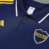 25/26 Boca Juniors Royal Blue polo shirts pants suit