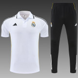 25/26 RMA White polo shirts pants suit