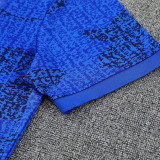 25/26 France Royal Blue polo shirts pants suit