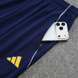 25/26 Boca Juniors Royal Blue polo shirts pants suit