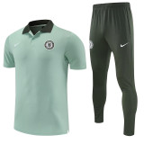 25/26 CHE Light Green polo shirts pants suit