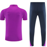 25/26 Purple Royal Blue polo shirts pants suit