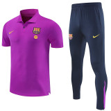 25/26 Purple Royal Blue polo shirts pants suit