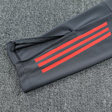 25/26 Bayern Grey Stripe polo shirts pants suit