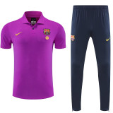 25/26 Purple Royal Blue polo shirts pants suit