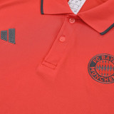 25/26 Bayern Orange polo shirts pants suit