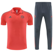 25/26 Bayern Orange polo shirts pants suit