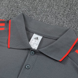 25/26 Bayern Dark Grey polo shirts pants suit