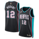 25/26 Grizzlies MORANT #12 Black Top Quality Hot Pressing Retro NBA Jersey