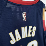 25/26 Cavaliers JAMES #23 Royal Blue Top Quality Hot Pressing Retro NBA Jersey