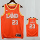 25/26 Cavaliers JAMES # 23 Orange City Edition Top Quality Hot Pressing NBA Jersey