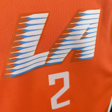 25/26 Clippers LEONARD# 2 Orange City Edition Top Quality Hot Pressing NBA Jersey