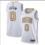 25/26 CELTICS TATUM # 0 White City Edition Top Quality Hot Pressing NBA Jersey