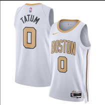 25/26 CELTICS TATUM # 0 White City Edition Top Quality Hot Pressing NBA Jersey