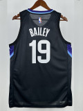 25/26 JAZZ BAILEY #19 Black Flying Man Top Quality Hot Pressing NBA Jersey