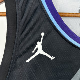 25/26 JAZZ MARKKANEN #00 Black Flying Man Top Quality Hot Pressing NBA Jersey