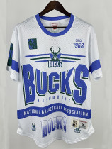 25/26 Bucks White MN Retro Edition Short Shirts