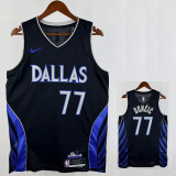 25/26 Dallas Mavericks DONCIC #77 Black City Edition Top Quality Hot Pressing NBA Jersey