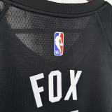 25/26 Sa Spurs FOX #4 Black City Edition Top Quality Hot Pressing NBA Jersey