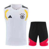 26/27 Germany White Tank top and shorts suit