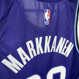25/26 JAZZ MARKKANEN #23 Purple Top Quality Hot Pressing NBA Jersey