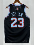 25/26 BULLS JORDAN # 23 Black City Edition Top Quality Hot Pressing NBA Jersey