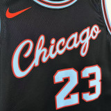 25/26 BULLS JORDAN # 23 Black City Edition Top Quality Hot Pressing NBA Jersey