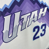 25/26 JAZZ MARKKANEN #23 White Top Quality Hot Pressing NBA Jersey