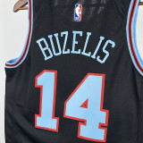 25/26 BULLS BUZELIS # 14 Black City Edition Top Quality Hot Pressing NBA Jersey