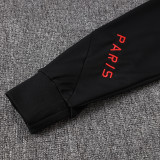 25/26 PSG Jordan Black Jacket Tracksuit #A25117