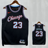 25/26 BULLS JORDAN # 23 Black City Edition Top Quality Hot Pressing NBA Jersey