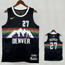 25/26 Nuggets MURRAY #27 Black City Edition Top Quality Hot Pressing NBA Jersey