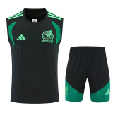 26/27 Mexico Black Tank top and shorts suit
