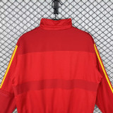 2010 Spain Home Red Retro Windbreaker