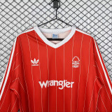 1982/1984 Nottingham Home Long Sleeve Retro Soccer Jersey