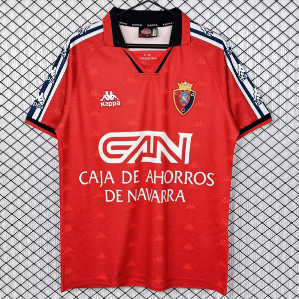 1995/1996 Osasuna Home  Retro Soccer Jersey