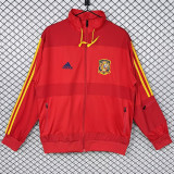 2010 Spain Home Red Retro Windbreaker