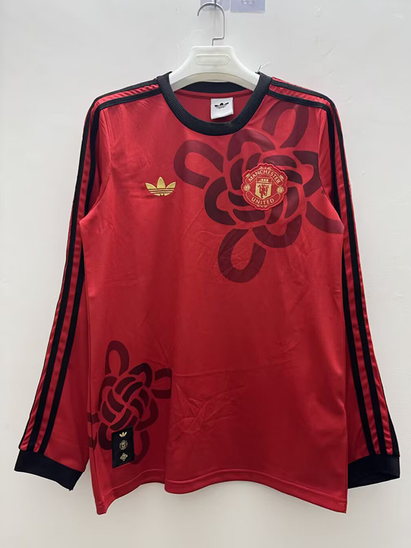25/26 Man Utd Year of the Horse Special Edition Red Long Sleeve Soccer Jersey