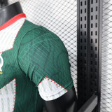 25/26 Marseille Green and White Puzzle Player Version Soccer Jersey