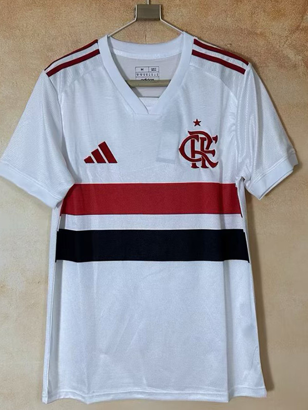 26/27 Flamengo White Fans Soccer Jersey
