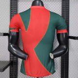25/26 Marseille Green and Red Puzzle Player Version Soccer Jersey