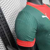 25/26 Marseille Green and Red Puzzle Player Version Soccer Jersey