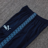 26/27 Man City Sky Blue Kids Half Pull Tracksuit #E25229 (童装、半拉链)