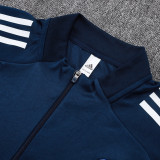 25/26 RMA Royal Blue Kids Half Pull Tracksuit#E25226(童装、半拉链)