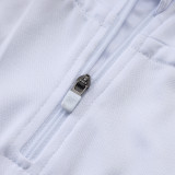 26/27 Argentina White Kids Half Pull Tracksuit ##E26003(童装/半拉链）