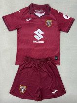25/26 Torino Home Kids Soccer Jersey
