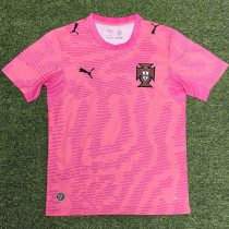 26/27 Portugal Pink Pattern Edition Fans Soccer Jersey