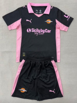 25/26 Palermo Away Kids Soccer Jersey(广告版)