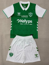 25/26 Saint Etienne Home Kids Soccer Jersey