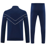 26/27 France Royal Blue Retro Jacket Tracksuit